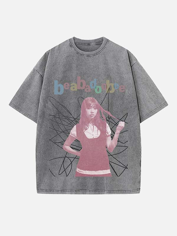 Beabadoobee Print Round Neck T-shirt