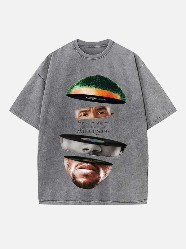 Frank Ocean Print Round Neck T-shirt