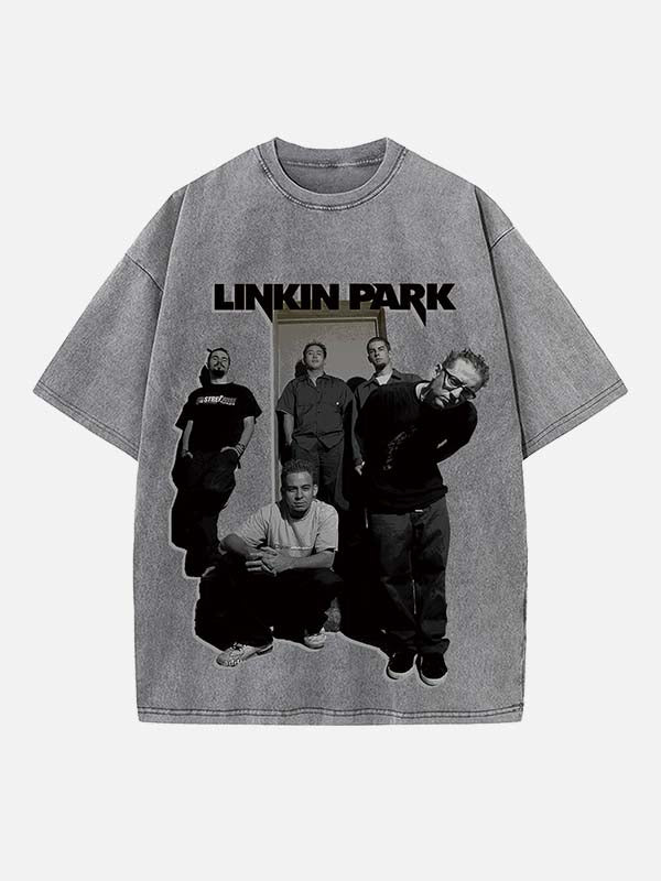 Linkin Park Print Round Neck T-shirt
