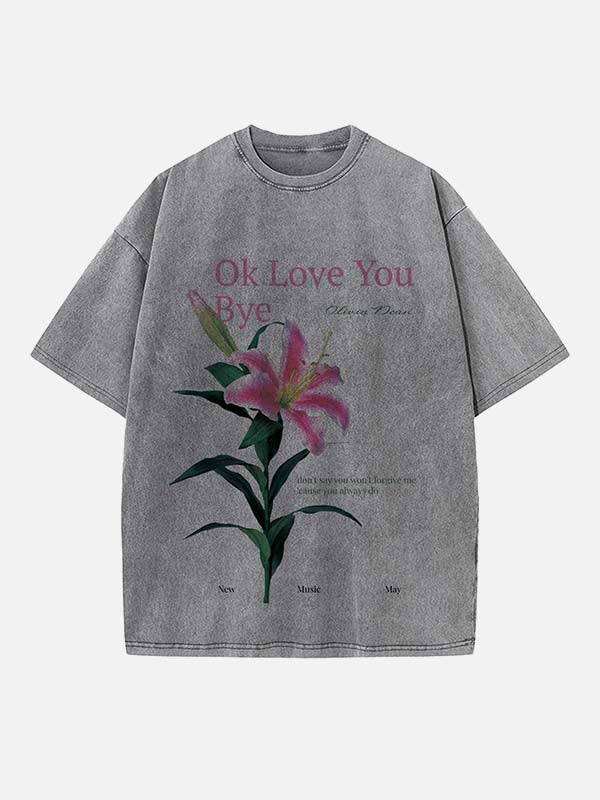 Olivia Dean Print Round Neck T-shirt