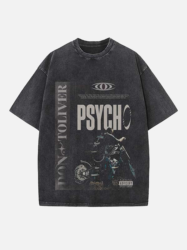 Don Toliver Print Round Neck T-shirt