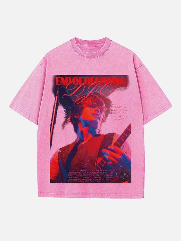 Djo Print Round Neck T-shirt