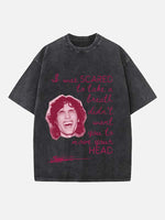 Sombr Print Round Neck T-shirt