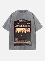 The Cranberries Print Round Neck T-shirt