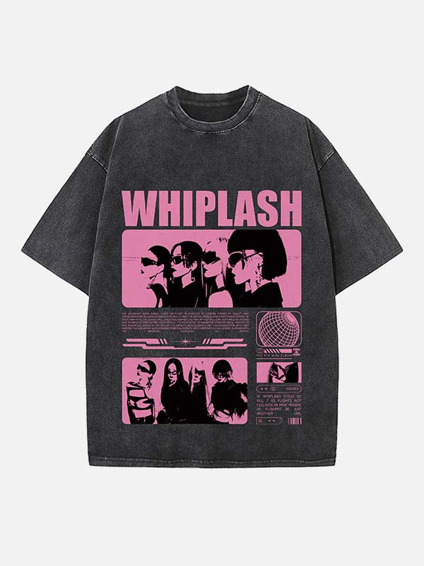 Aespa Print Round Neck T-shirt