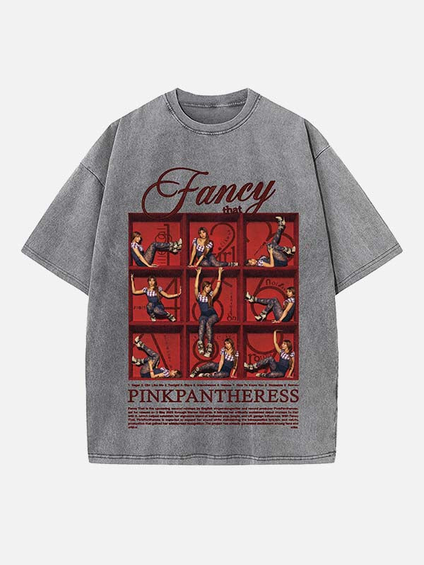 PinkPantheress Print Round Neck T-shirt