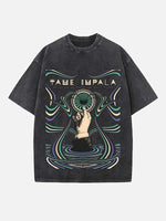 Tame Impala Print Round Neck T-shirt