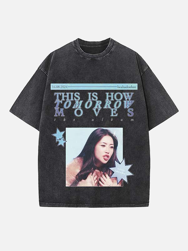 Beabadoobee Print Round Neck T-shirt