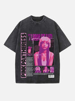 PinkPantheress Print Round Neck T-shirt