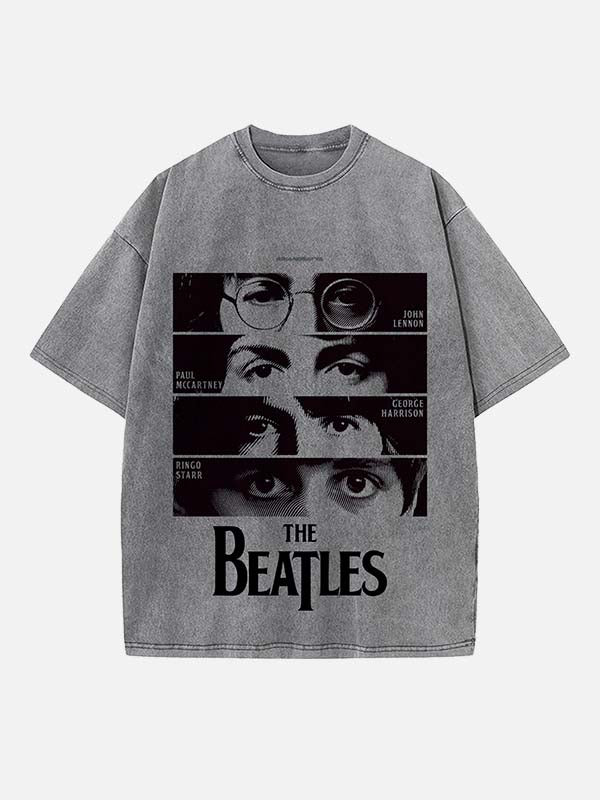 The Beatles Print Round Neck T-shirt