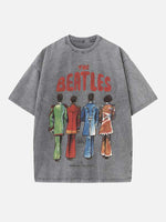 The Beatles Print Round Neck T-shirt