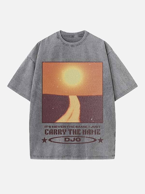 Djo Print Round Neck T-shirt