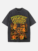 Creedence Clearwater Revival Print Round Neck T-shirt