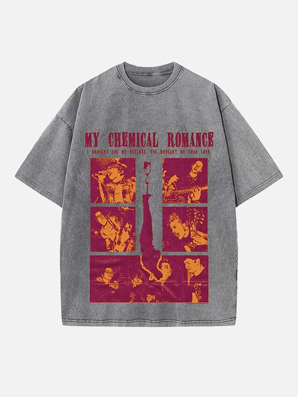 My Chemical Romance Print Round Neck T-shirt