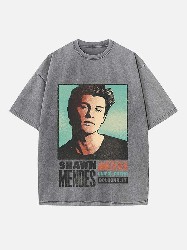Shawn Mendes Print Round Neck T-shirt