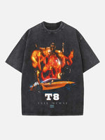 Tate McRae Print Round Neck T-shirt