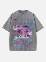 HUNTR/X Print Round Neck T-shirt