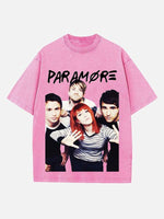 Paramore Print Round Neck T-shirt