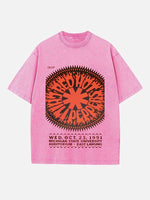 Red Hot Chili Peppers Print Round Neck T-shirt