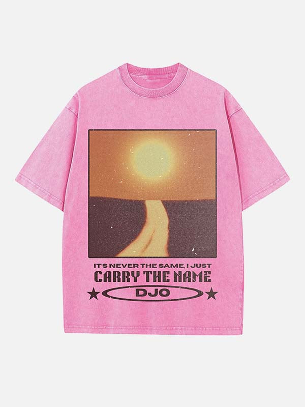 Djo Print Round Neck T-shirt