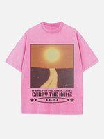 Djo Print Round Neck T-shirt