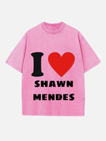 Shawn Mendes Print Round Neck T-shirt