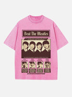 The Beatles Print Round Neck T-shirt