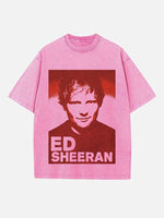 Ed Sheeran Print Round Neck T-shirt