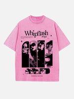 Aespa Print Round Neck T-shirt