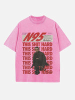 Kendrick Lamar Print Round Neck T-shirt