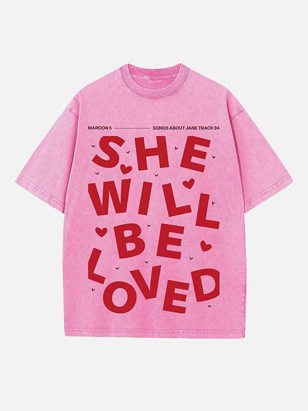 Maroon 5 Print Round Neck T-shirt