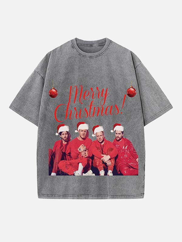 Imagine Dragons Print Round Neck T-shirt