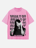PinkPantheress Print Round Neck T-shirt