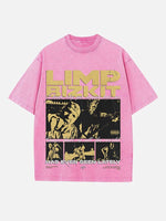 Limp Bizkit Print Round Neck T-shirt