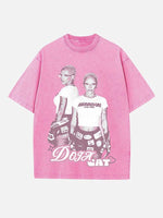Doja Cat Print Round Neck T-shirt