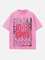 Tame Impala Print Round Neck T-shirt