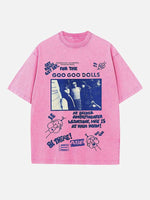 The Goo Goo Dolls Print Round Neck T-shirt