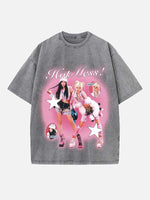 Aespa Print Round Neck T-shirt