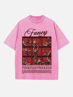 PinkPantheress Print Round Neck T-shirt