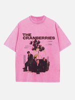 The Cranberries Print Round Neck T-shirt