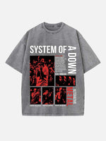 System of a Down Print Round Neck T-shirt