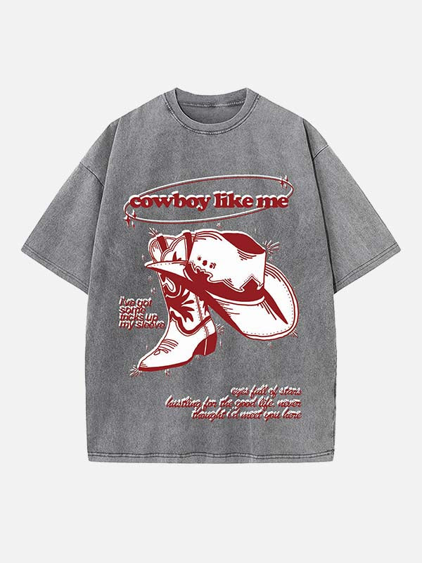 Taylor Swift Print Round Neck T-shirt