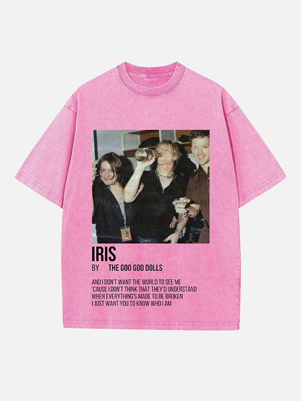 The Goo Goo Dolls Print Round Neck T-shirt