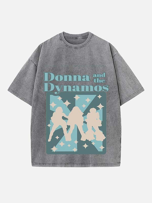 ABBA Print Round Neck T-shirt