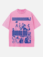 ABBA Print Round Neck T-shirt