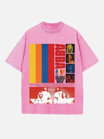 ABBA Print Round Neck T-shirt
