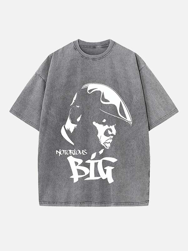 The Notorious B.I.G. Print Round Neck T-shirt