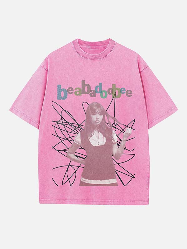 Beabadoobee Print Round Neck T-shirt