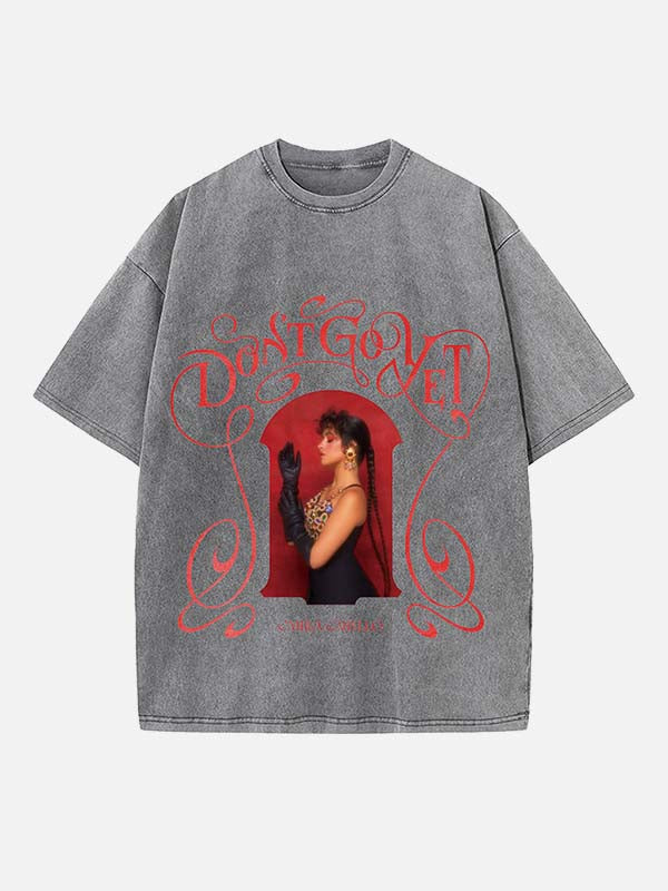 Camila Cabello Print Round Neck T-shirt