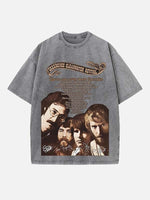 Creedence Clearwater Revival Print Round Neck T-shirt